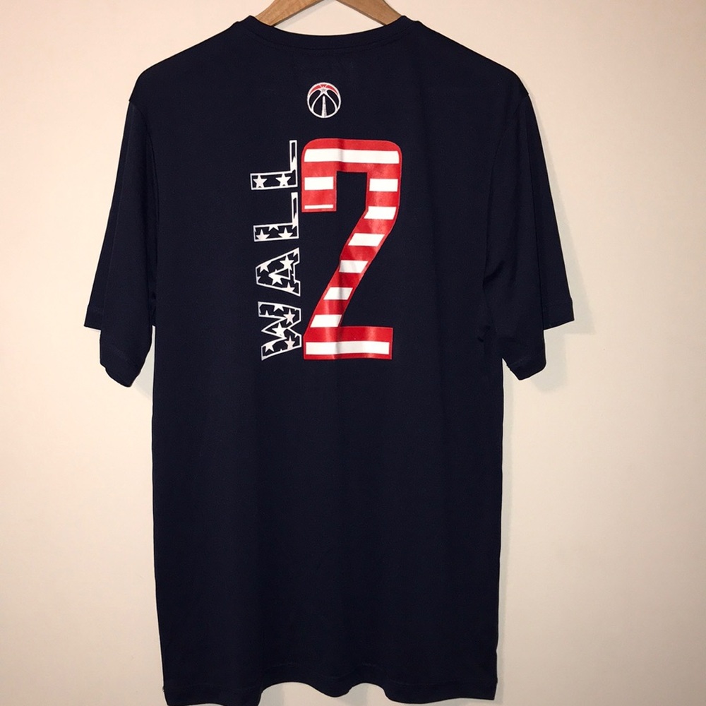 Men’s Washington Wizards John Wall Navy T-Shirt - Picture 2 of 5